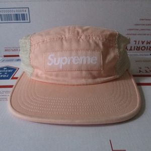 Supreme Side Mesh Peach Pink Box Logo 